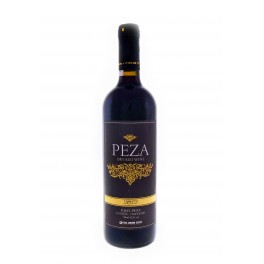 Červené suché víno Peza 2013