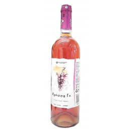 Růžové suché víno Kritsa