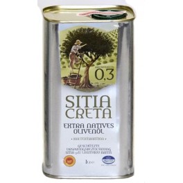 Extra panenský olivový olej Sitia Creta 0,3%  P.D.O. 1L